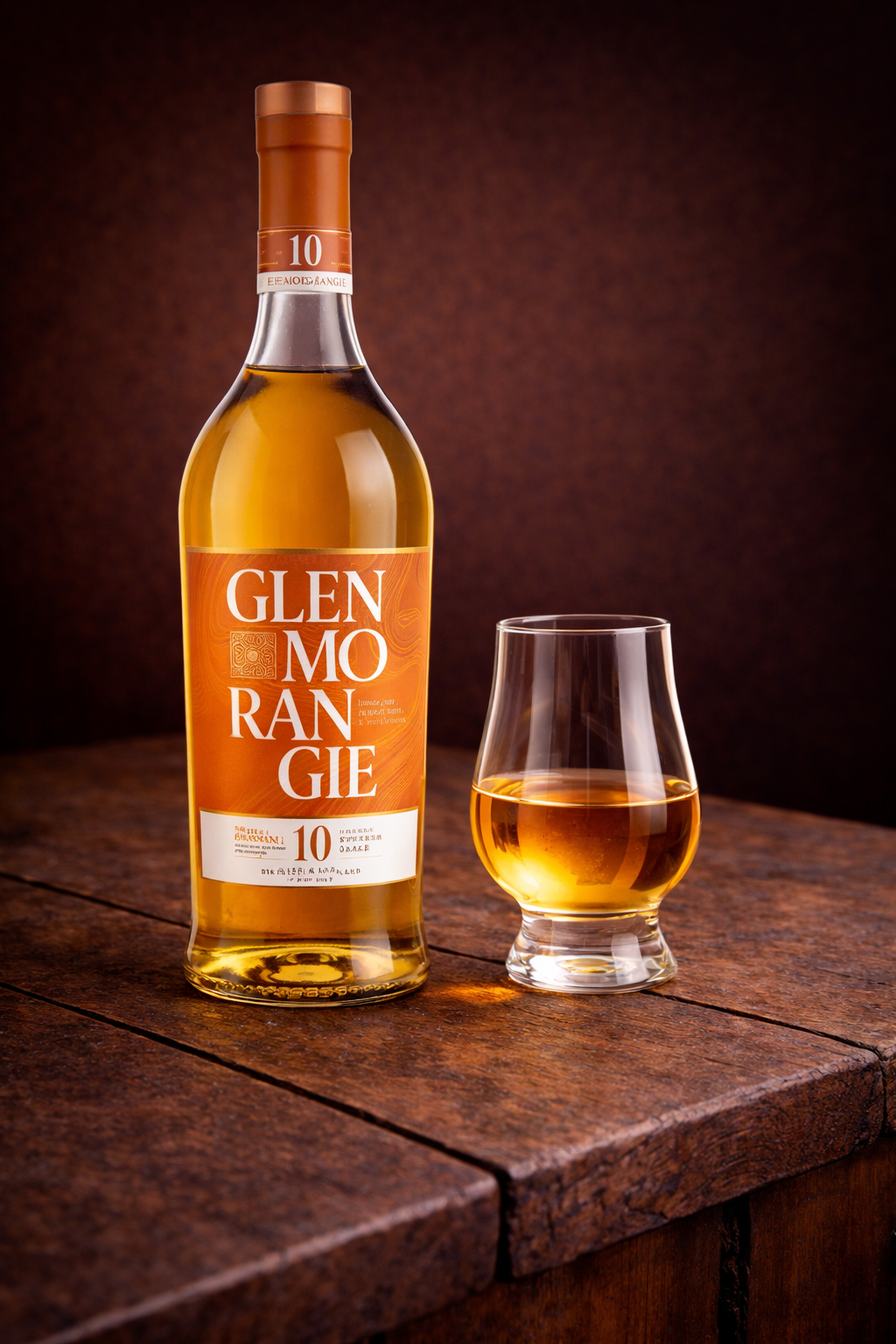 glenmorangie 10 year review bottle and glass
